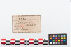 Etikett zu Bronzearmreif (NHMW-PRAE-024540)
